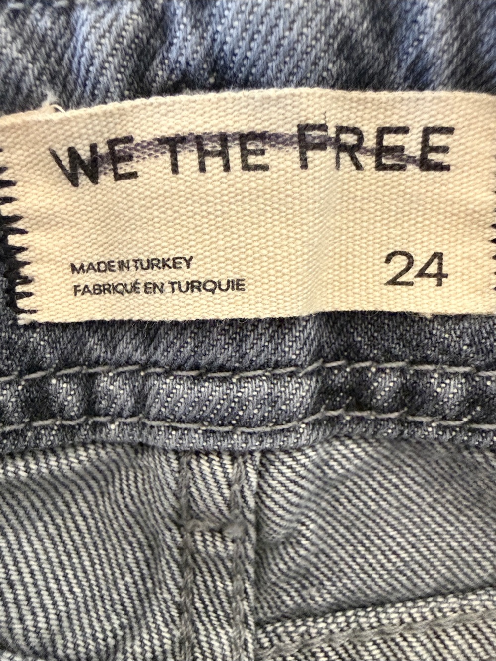Women's Free People Gray High-rise Jeans - Picture 5 of 5